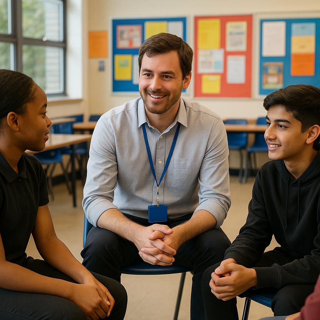 Students in a classroom setting